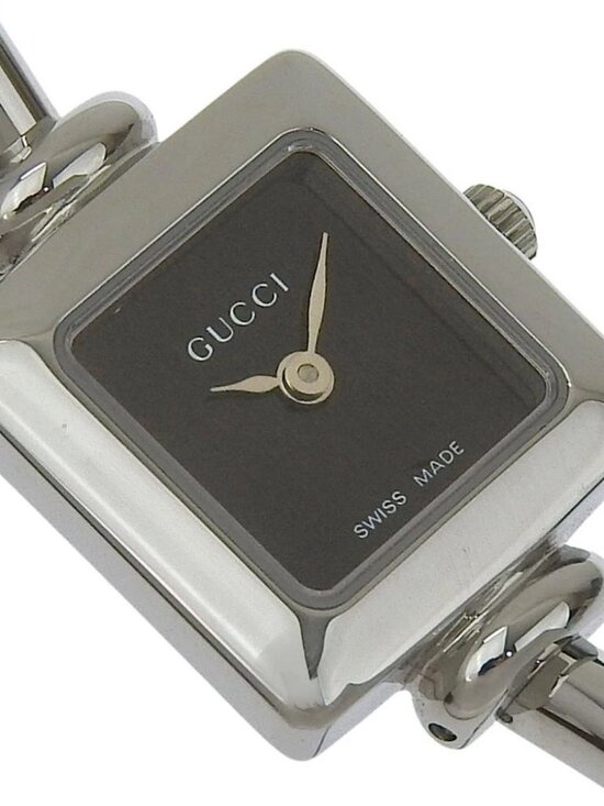 GUCCI Watches 1900L blackDial Stainless Steel Quartz Analog display Women main image 6